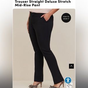 NWT Torrid Studio straight leg trouser size 22 short